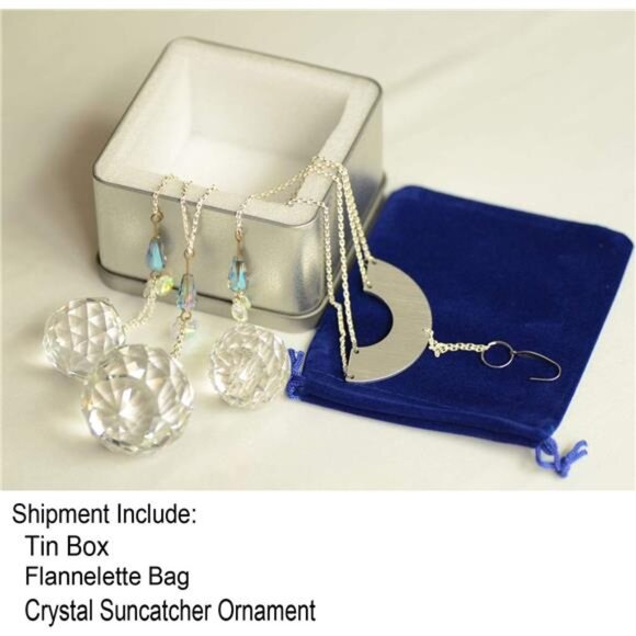 30/30/40mm Crystal Ball Prisms Suncatcher Hanging Ornament Chakra Crystals - Picture 6 of 7